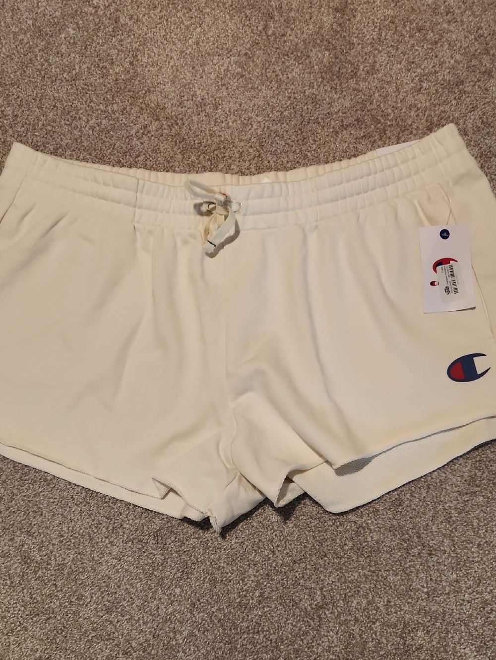 NWT Champion Cream Athletic Shorts XXL